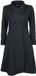 Gothicana by EMP Gothicana zwarte jas met dubbele knoopsluiting - Dames - L