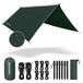 Merkloos Tentzeil - Campingzeil - 3 x 3 m - Waterdicht Pu3000 - Anti-UV - Hangmat