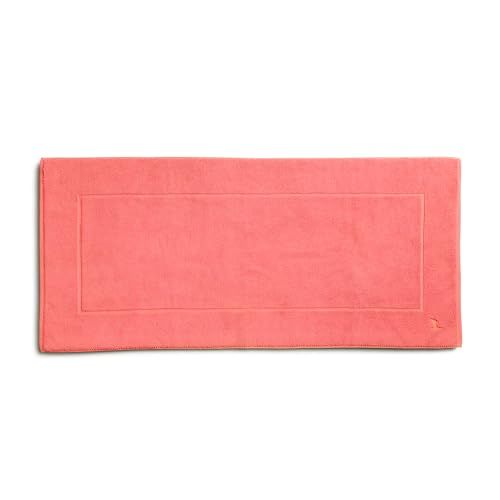 Möve Superwuschel badmat 60 x 130 cm van 100% katoen, koraal
