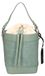 My-Best Bag Sac seau femmes rotin et cuir avec cordon de serrage Black B UNICA 24x18x15 cm MYB-05165-SS-12+S28_NERO