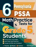 6 Effortless Math Education 6 Pennsylvania PSSA Grade 5 Math Practice Tests