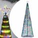 vidaXL LED-kerstboom 475 LEDs Kleurrijk 247 cm