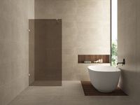 Wiesbaden Less Inloopdouche 80 x 200 cm Vintage Brons Glas - Chroom