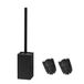 Panda BGL 304 acier inoxydable carré porte-balai (noir)