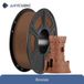 Filament d'imprimante 3D PLA - Diamètre 1,75 mm - Poids 3 kg - Convient aux imprimantes FDM - Haute précision - Couleur bronze
