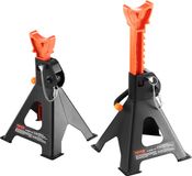 VEVOR Chandelles, 2 pièces, réglables de 27,5 à 41,5 cm, noir/orange