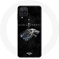 Maniacase Samsung Galaxy A42 5G Game of Thrones Seizoen 8 De IJzeren Troon Huis Stark Logo Winter komt eraan