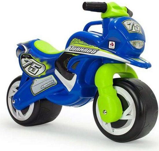 Injusa Tundra Tornado Loopmotor Blauw/Groen