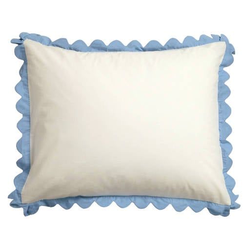 NOUS Living katoenen kussensloop off-white - scalloped edge (60x70 cm)