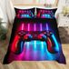 Ensemble de literie pour gamer avec design de manette