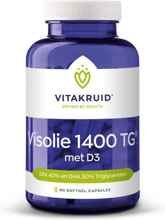 Vitakruid Visolie 1400 TG® Sport met D3 - 90st