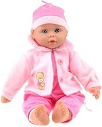 Toi-toys Babypop Met Jas 40 Cm - Roze
