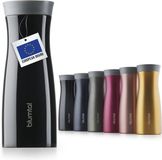 Blumtal Lekvrije Thermosbeker - London - Roestvrijstalen Koffiemok - 380 ml - Zwart