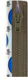 Opti Prym Ritssluiting Kunststof 6mm grof Deelbaar Olijf Bruin #542 70 cm