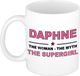 Bellatio Decorations naam cadeau mok - Daphne - Woman Myth Supergirl - koffiemok - 300 ml - collega - moederdag