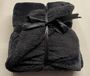 Teddy Fleece Deken Knuffel Zacht Tweepersoonsbed Antraciet