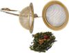 Merkloos Theeknijper - goud - draadgaas - 4,5 cm - theezeef - losse thee