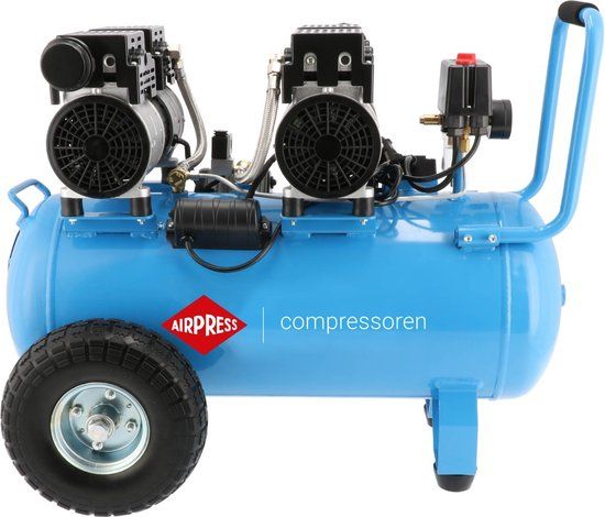 Airpress LMO 50-270 Compressor - Olievrij - 1,5 kW - 8 bar - 256 l/min - 50L