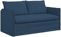 vidaXL Bank Blauw 156 x 82 x 85 cm Stof