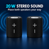 NONE 20W draagbare stereo-luidspreker met Bluetooth 5.3