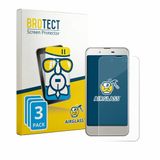 BROTECT Screenprotector 3 Stuks voor Sharp Aquos SHV37 Beschermglas Transparant