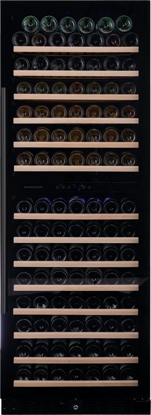Dunavox Grande-181 Wijnkoelkast | DX-181.490DMBK | Mat Zwart