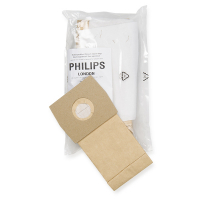 123schoon Philips London papieren stofzuigerzakken 10 zakken + 1 filter (123schoon huismerk)