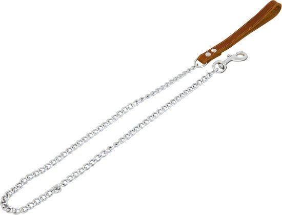 Jack And Vanilla - Leibanden - Vetleder Kettinglijn - Cognac - 16mmx110cm