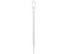 Intergard Torche de jardin torche jardin acier blanc 150cm