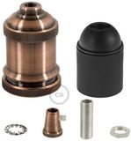 Creative-Cables Vintage Aluminium E27 Lamphouder Kit (Koper, Ø 50 mm × H 72 mm)