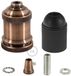 Creative-Cables Vintage Aluminium E27 Lamphouder Kit (Koper, Ø 50 mm × H 72 mm)