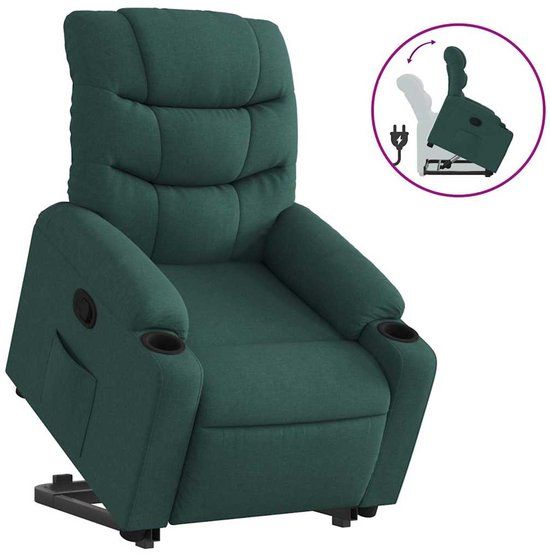 VidaXL Accent Chair Fabric Green