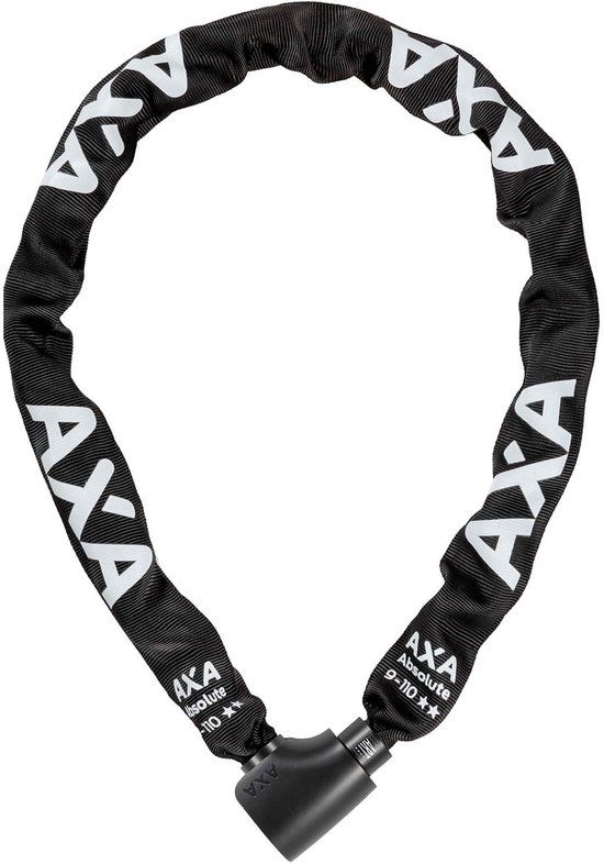 AXA Absolute 9 Kettingslot - ART 2 - 110 cm - Zwart - Geschikt voor E-bikes & Fatbikes