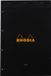 Rhodia Notitieblok No. 20, DIN A4+, franse liniatuur, zwart