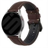 Strap-it Leren Bandje (24mm) Koffiebruin