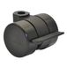 WAGNER Design meubelrol/zwenkwiel - hard - diameter Ø 38 mm, bouwhoogte 40 mm, vergrendeling, zwart, draagkracht 80 kg - Made in Germany - 01004301