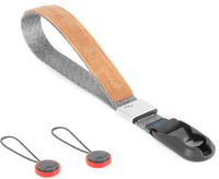 Peak Design Cuff - Grijs - Polsriem voor Digitale Camera - Aluminium, Leer, Nylon
