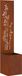 Acier Corten Écran de jardin Confidentialité Rouillé 32 x 32 x 150 cm