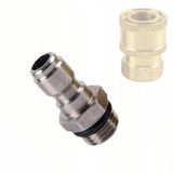 Rosfix Adaptateur de montage - 1/4" GZ vers raccord rapide 1/4" - Aluminium, 160 bar, 60°C