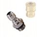 Rosfix Adaptateur de montage - 1/4" GZ vers raccord rapide 1/4" - Aluminium, 160 bar, 60°C