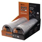 EMOS Duct Tape, 10 stuks, zilvergrijs, weer- en waterdichte weefseltape, 10 meter