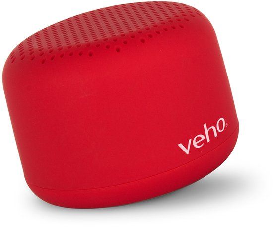 Veho M3 Draagbare Oplaadbare Draadloze Bluetooth-luidspreker 3 Watt - Rood