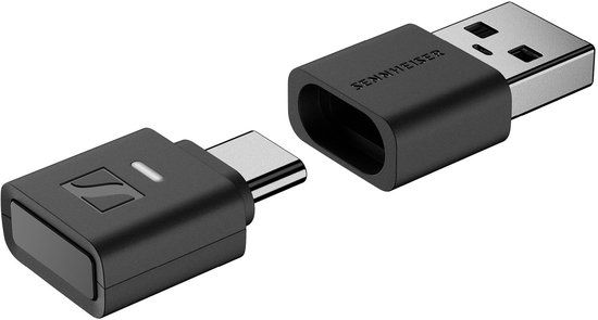Sennheiser BTD 700 - Bluetooth adapter - Bluetooth 5.4 - USB-A/ USB-C - Zwart