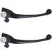 Accossato Paar handgrepen voor Aprilia Scarabeo 250 Light 2003-2008 (CC 250) Zwart