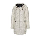 G.I.G.A. DX Roshana dames Gebreide parka/gebreide mantel/parka in gebreide look met capuchon