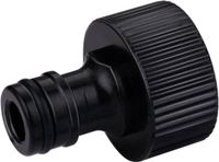 BLACK+DECKER Tap connector 3/4''-1'' - ⌀ 19-25 CM - Koppelstuk - Kunststof - Zwart