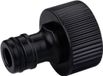 BLACK+DECKER Tap connector 3/4''-1'' - ⌀ 19-25 CM - Koppelstuk - Kunststof - Zwart