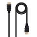Monkey Ladder High-speed HDMI-kabel v2.0 (4K, 60Hz, 18 Gbit/s, mannelijk naar stekker, type A/M-A/M, zwart, 1 mts)