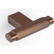 Bouton de meuble Viefe BROOKLYN en aluminium bronze brossé