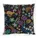 Arvidssons Textil Housse de coussin Lyckeflykt 47x47 cm Noir